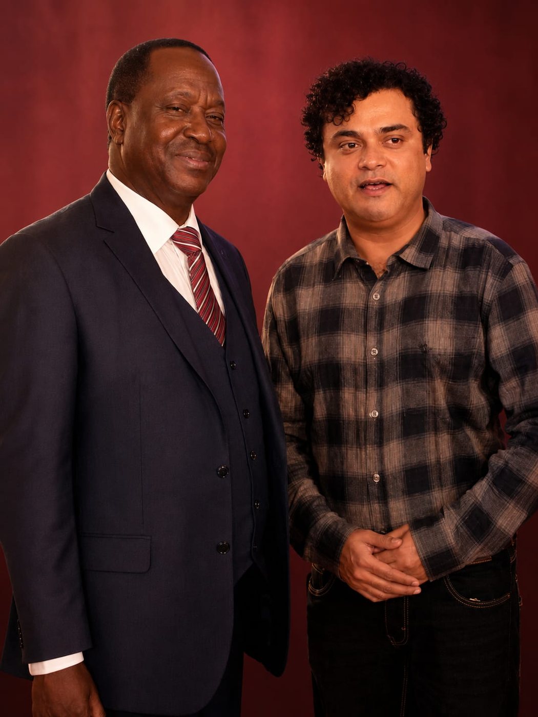 Rajiv Pande with Mr. Raila Odinga, former Prime Minister of Kenya